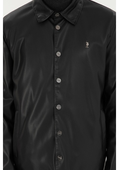 U.s. Polo Assn. Erkek Siyah Deri Mont-kaban 50297252-001 001sıyah