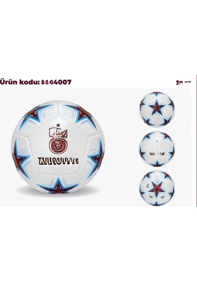 4007 Bordo Mavi Futbol Topu