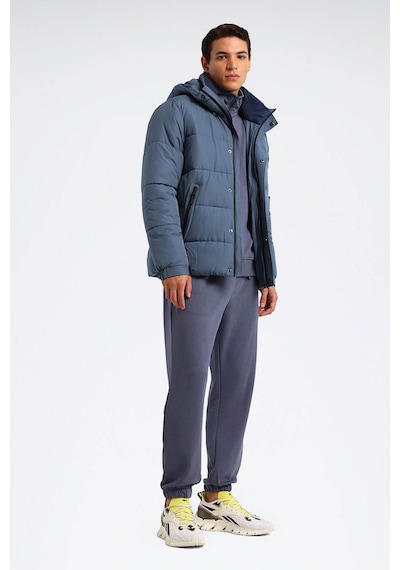 Reebok Kısa Kaban Erkek Mavi Halıfrıd Jacket 000000000102032018
