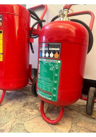 25 Kg Lıtyum Plus Elektrıklı Araç Yangın Söndürücü Dört Yıl Garantılı