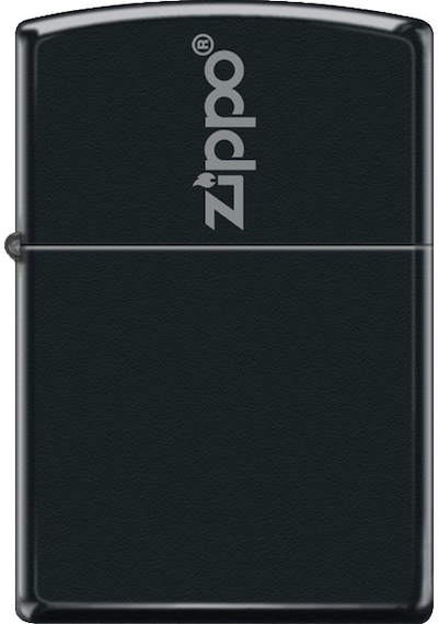 Zippo Çakmak Siyah Zl Centered Lid Design 218-079803
