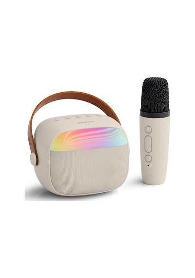 Polosmart Fs112 Mikrofonlu Rgb Led Aydınlatmalı Bluetooth 5.4 Karaoke Set