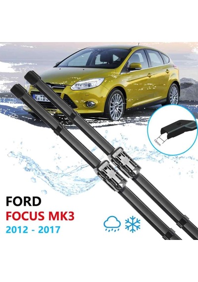 Ford Focus 3 Ön Cam Silecek Süpürgesi Takımı 2012-2018