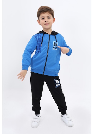 Toontoy Kids Toontoy Erkek Çocuk Baskılı Eşofman Takım Saks