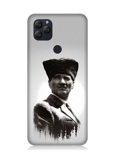 General Mobile Gm 22 Uyumlu Mustafa Kemal Atatürk Desenli Silikon Kılıf