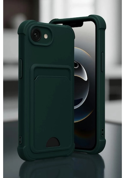 Apple Uyumlu iPhone 16e Uyumlu Kelvin Kartvizitli Silikon - Lacivert