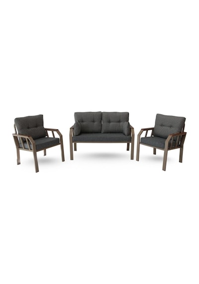 Tu Tienda Kapiçino Metal 2+1+1 Demonte Bahçe,balkon Takımı Kazayağı