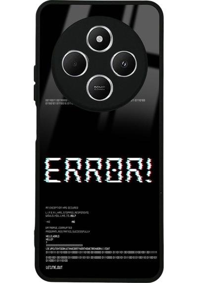 Xiaomi Redmi 14c Error Tasarımlı Glossy Telefon Kılıfı Çok Renkli