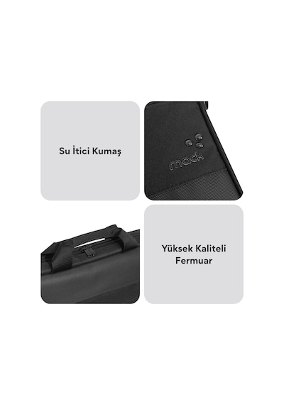 Mack Mcc-1603 16 Pax Motion Notebook Çantası Siyah