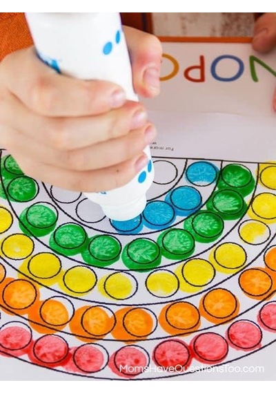 Lino Dot Markers 3' Lü Yıkanabilir Boya