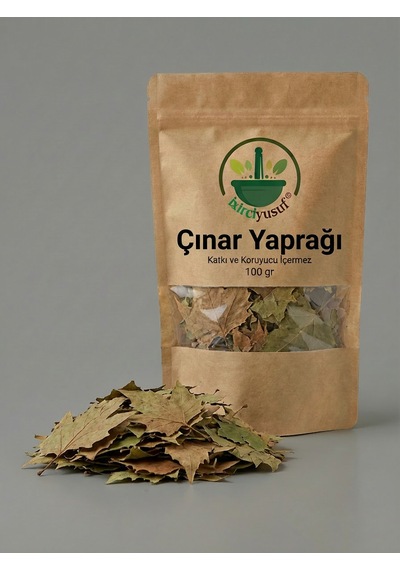 Çınar Yaprağı Çınar Ağacı Yaprağı Kurutulmuş Bitki Çayı 100 G Doğal