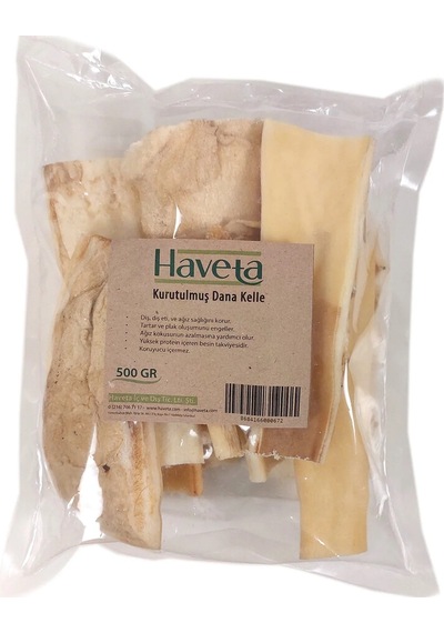 Haveta Kurutulmuş Dana Kelle Derisi 500gr