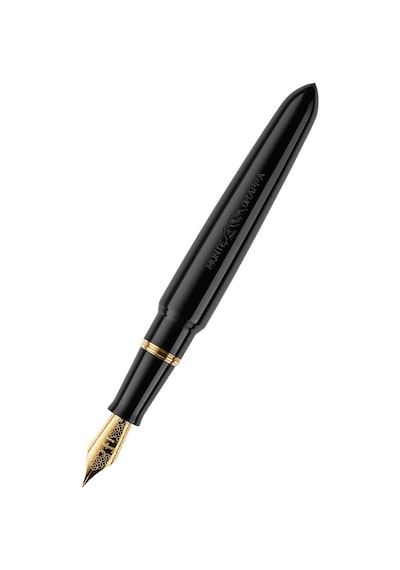 Montegrappa Venetia Dolma Kalem, Siyah, Çelik uç ISVEN_AC