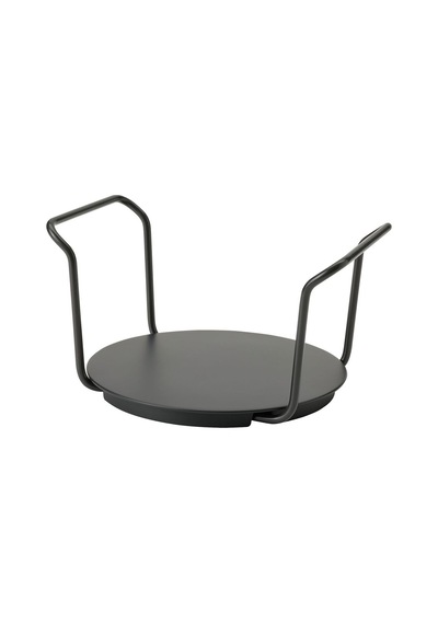 Tabaklık, Antrasit, 18-31 Cm Gri 100X100-Yuvarlak