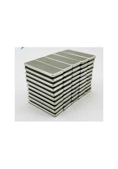 Dünya Magnet 10 Adet 30 Mm X 10 Mm X 3 Mm Köşeli Süper Güçlü Neodyum Mıknatıs Diğer
