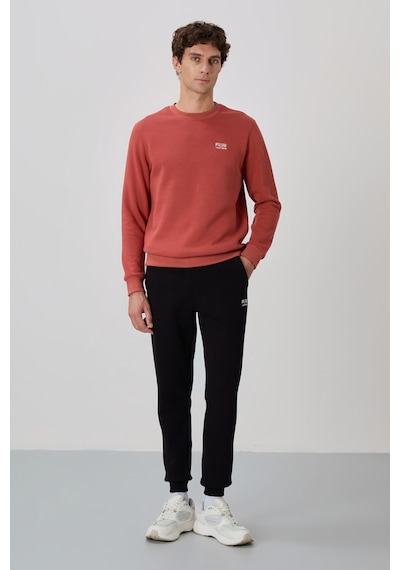 Tommy Life Andy Kiremit-siyah Şardonlu Erkek Eşofman Takım - 85190 Kiremit - Siyah