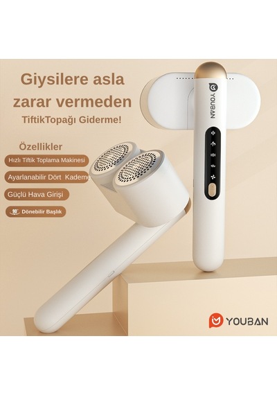 Jet Multi Şarjlı Tüy Ve Tiftik Toplama Temizleme Makinesi Beyaz