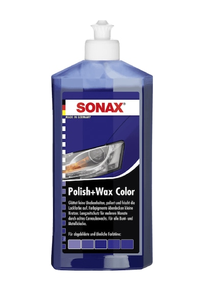 Sonax Renkli Nano Parlatıcı Ve Koruyucu Cila Mavi 250 Ml