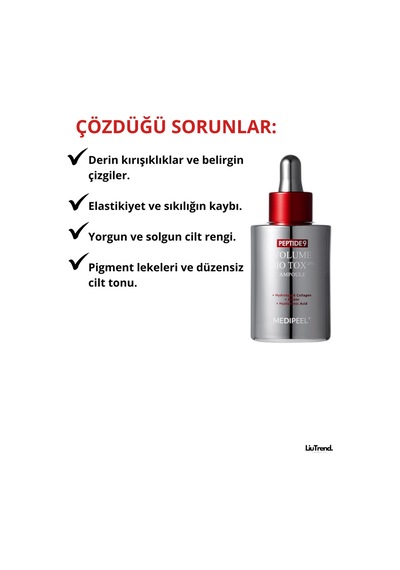 Medipeel Peptide 9 Volume Bio Tox Ampoule Pro 100 Ml Volufiline Ve Peptit İçeren Cilt Bakım Ampulü M0067