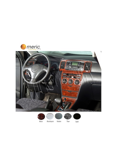 Meriç® Toyota Uyumlu Corolla Ön Torpido Kaplama 18 Parça 2002-2004 (530157494)