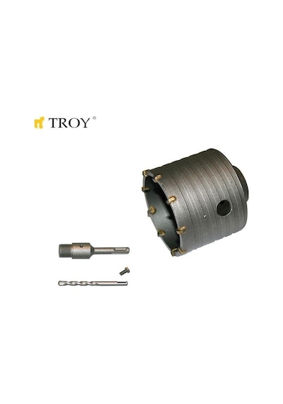Troy 27464 Elmas Beton Panç 73mm + Adaptör 110mm