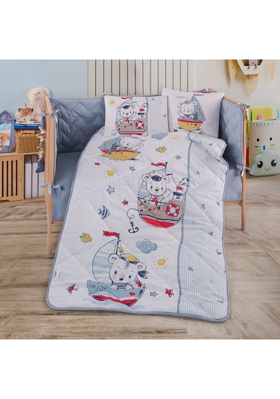 Clasy Bebek Uyku Seti Teddys Mavi