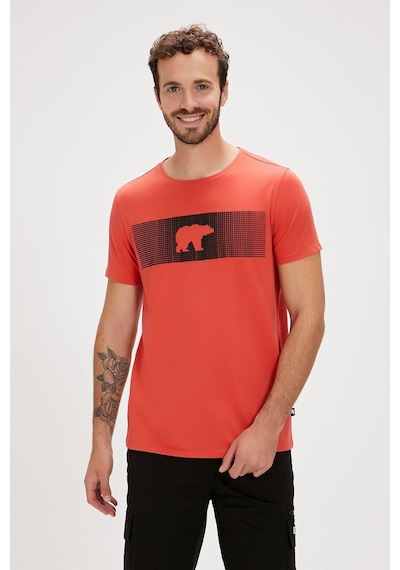 Bad Bear Fancy Erkek T-shirt-28393-turuncu Turuncu