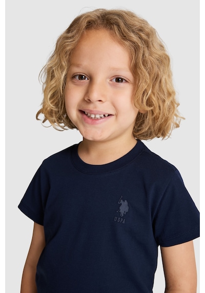 U.S. Polo Assn. Erkek Çocuk Lacivert Tişört Basic 50325555-vr033
