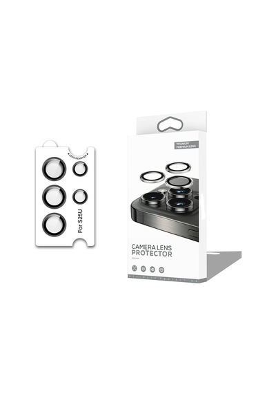 Samsung Galaxy Uyumlu S25 Ultra Cl-12 Premium Safir Parmak İzi Bırakmayan Anti-reflective Kamera Lens Koruyucu
