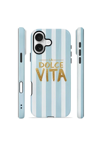 Apple iPhone Uyumlu 16 Plus Vorian Çift Katmanlı Kılıf La Dolce Vita Blue