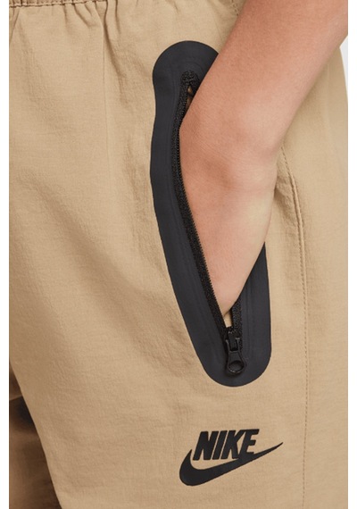 Nike Sportswear Tech Woven Kids Pant Fermuar Cepli Çocuk Eşofman Altı Taba Taba