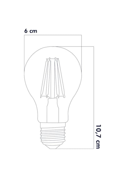 Led Ampul 6w 6500k E27 Beyaz A60 3'lü Erd-96