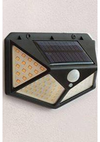 Su Geçirmez Güneş Enerjili Suya Dayanıklı 100 Led Duvar Lambası 1410 &