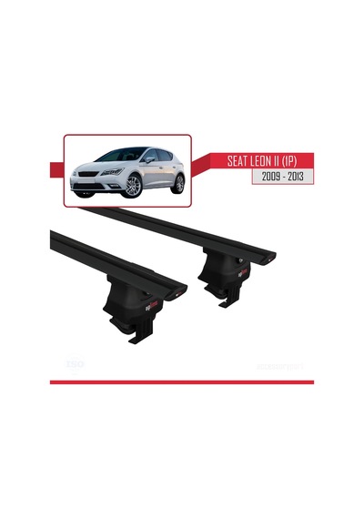Seat Leon Iı 1p 2009-2013 Arası İle Uyumlu Ace-4 Ara Atkı Tavan Barı Siyah