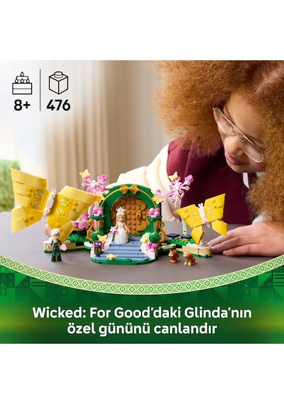 LEGO® Wicked Glinda’nın Düğünü 75688 - 8 Yaş ve Üzeri Çocuklar için Kelebek İçeren Yaratıcı Oyuncak Yapım Seti (476 Parça)