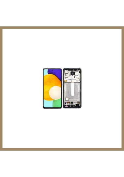 Kahveci.store Samsung Uyumlu Galaxy A52 Dokunmatik Ekran Çıtalı Siyah 22