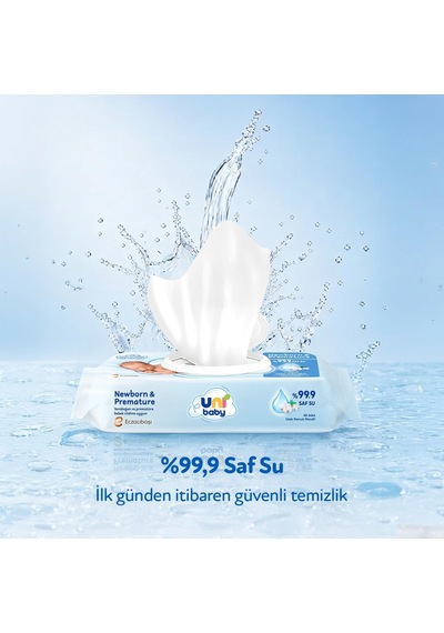 Newborn & Premature Islak Mendil 1x40 1000'li Set