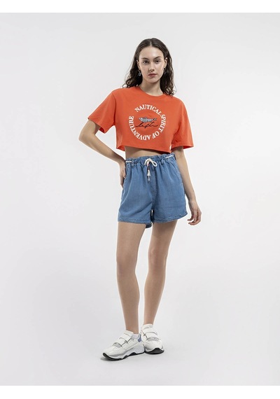 Loft Kadın T-shirt Mercan Lf2035323 24yp69000215 P6959