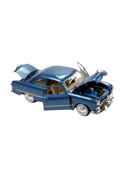 Motor Max 1:24 1949 Ford Coupe Model Araba Metal Diecast - Mavi