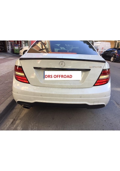 Mercedes W204(07-13)C Seri Spoiler Bagaj (Kalın)