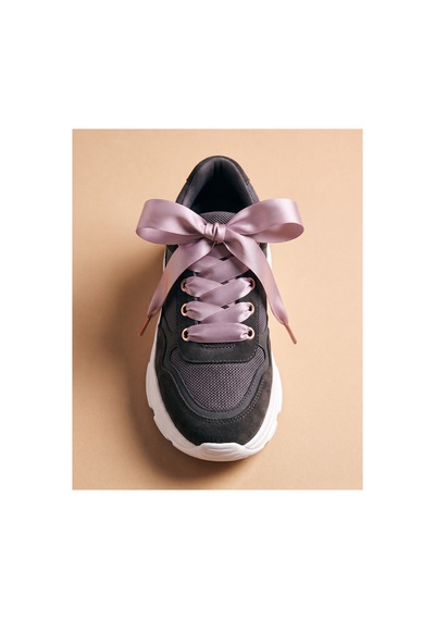 Last İcon Last Icon Lila Pembe Saten Kurdele Bağcık 120 Cm Sneaker Ve Keten Ayakkabılar İçin