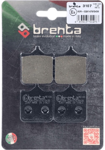 Derbi Mulhacen 659 Ön Fren Balata Brenta Made İn İtaly