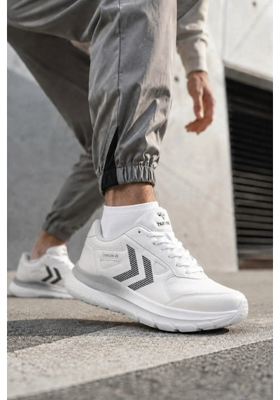 HUMMEL Beyaz Fileli Hafif Esnek Hava Alabilen Unisex Spor Ayakkabı 900880 Hml Crosslite 26
