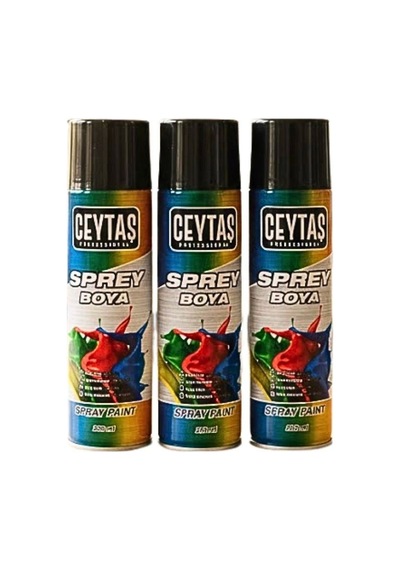 200 Ml Siyah Sprey Boya Diğer