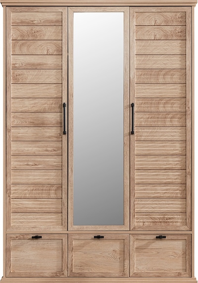Ranza, Polo Genç Odası Takımı Çift Kişilik Çalışma Masalı Ceviz Ranza + Üç Kapaklı Ceviz Dolap 90 X 190 CM