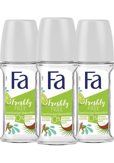 Fa Coconut&Lime Roll-On Deodorant 50 ML x 3 Fa Coconut&Lime Roll-On Deodorant 50 ML x 3
