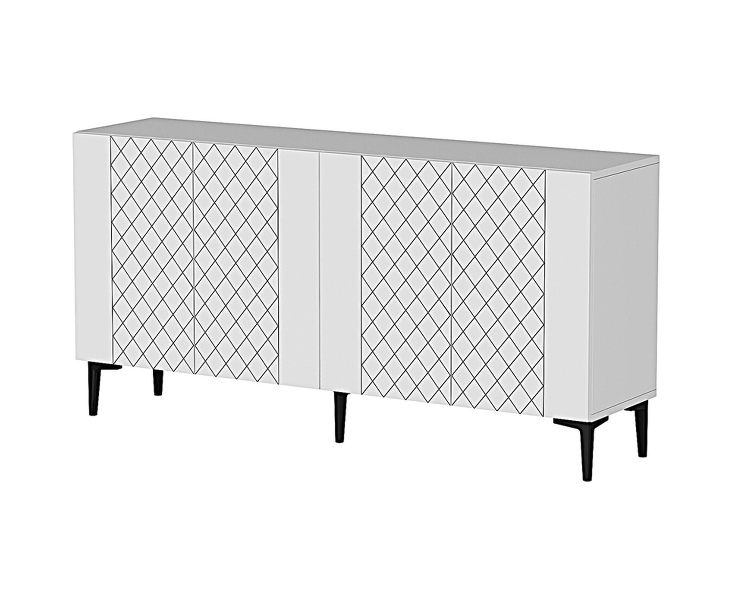 Ka1512b Resso Konsol, Tv Sehpası Beyaz 150cm