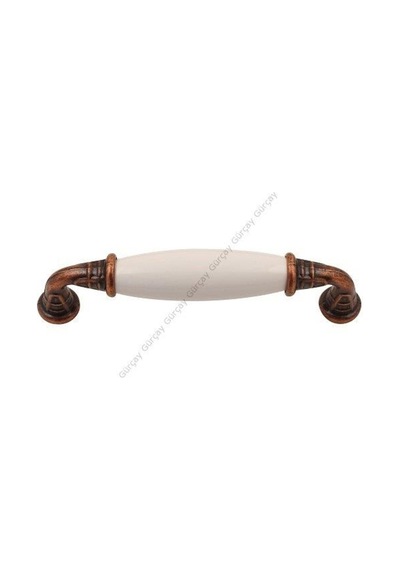 Gürçayhırdavat Gürçay Sude Porselen Kulp Bakır Düz 96Mm (2 Adet)