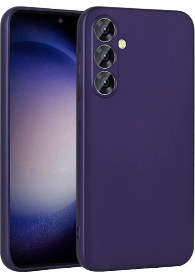 Samsung Galaxy Uyumlu S24 Plus Kılıf Esnek Yapılı İnce Slim Silikon Kapak Ryc/premier Lacivert
