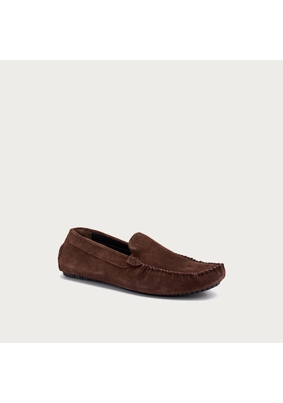 Brown Oxford / Klasik Erkek 12b0 Frau Velour Leather Kahverengi